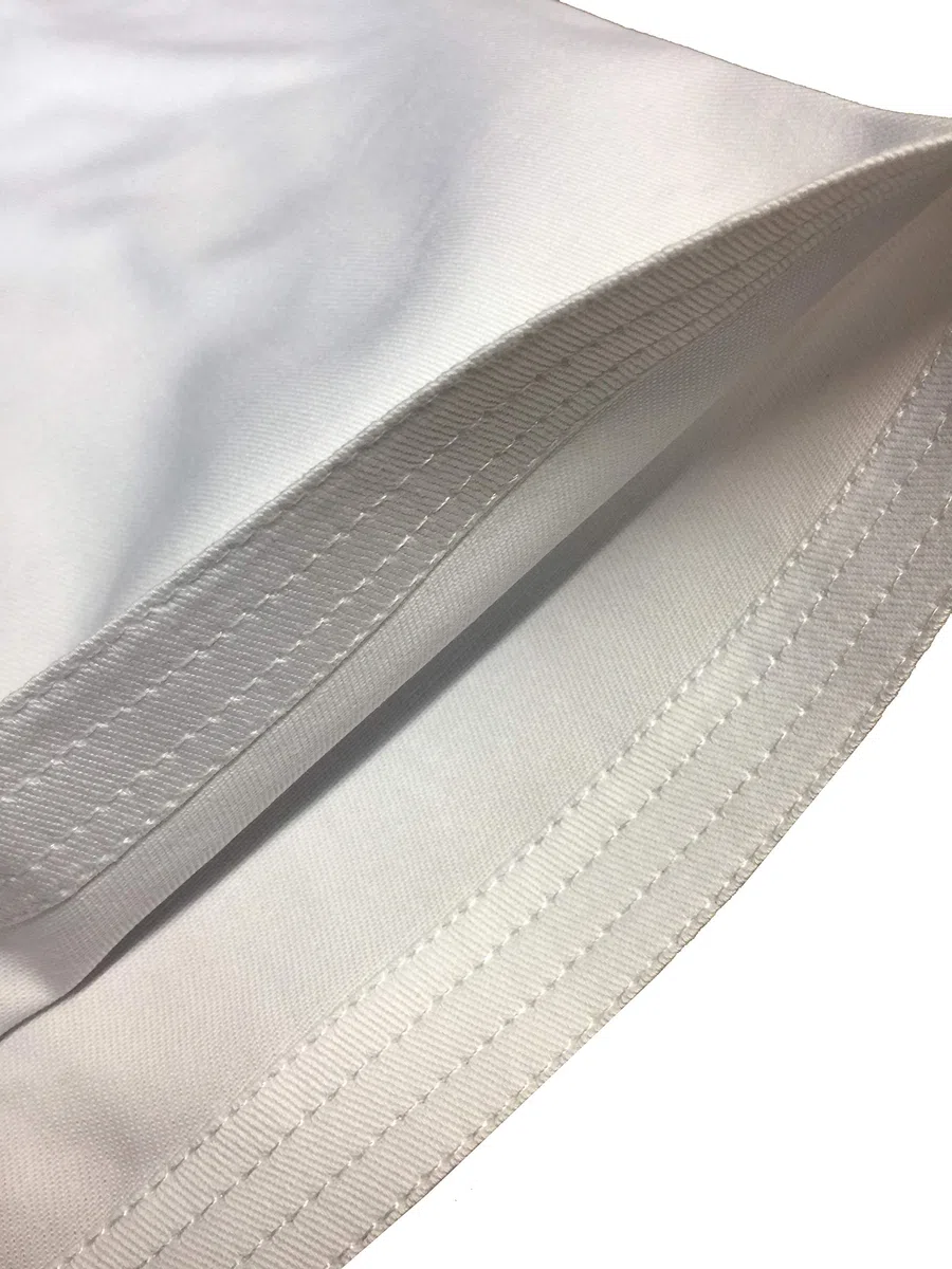 Karatehose weiß mit Elastikbund 8 oz schwer für Karate Training für Kinder, Jugendliche, Erwachsene