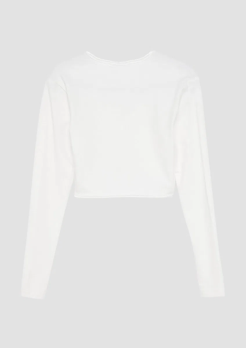s.Oliver Festlicher Bolero mit Blumenknopf