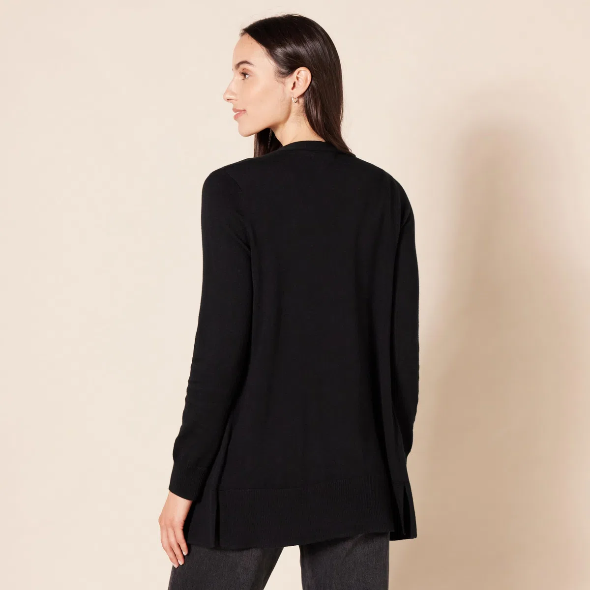 Amazon Essentials Damen Leichte Strickjacke ohne Knöpfe (in Übergröße erhältlich)