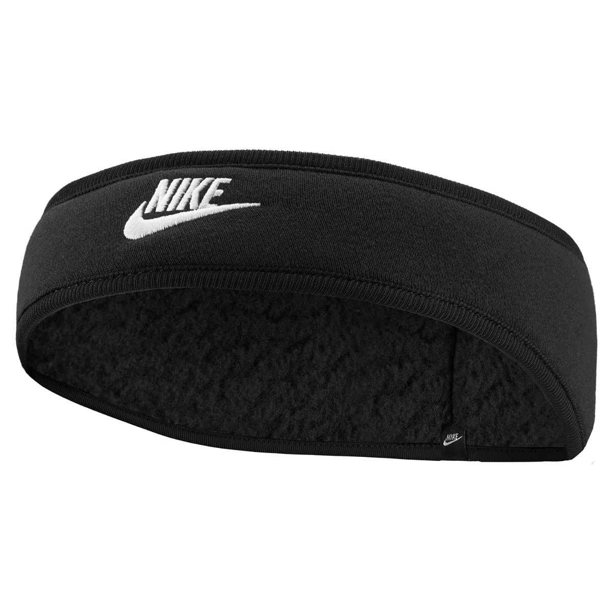 Nike Y Club Fleece 2.0 Stirnband für Kinder in der Farbe Black/Black/White, Größe: ONE Size, N.100.7164.091.OS