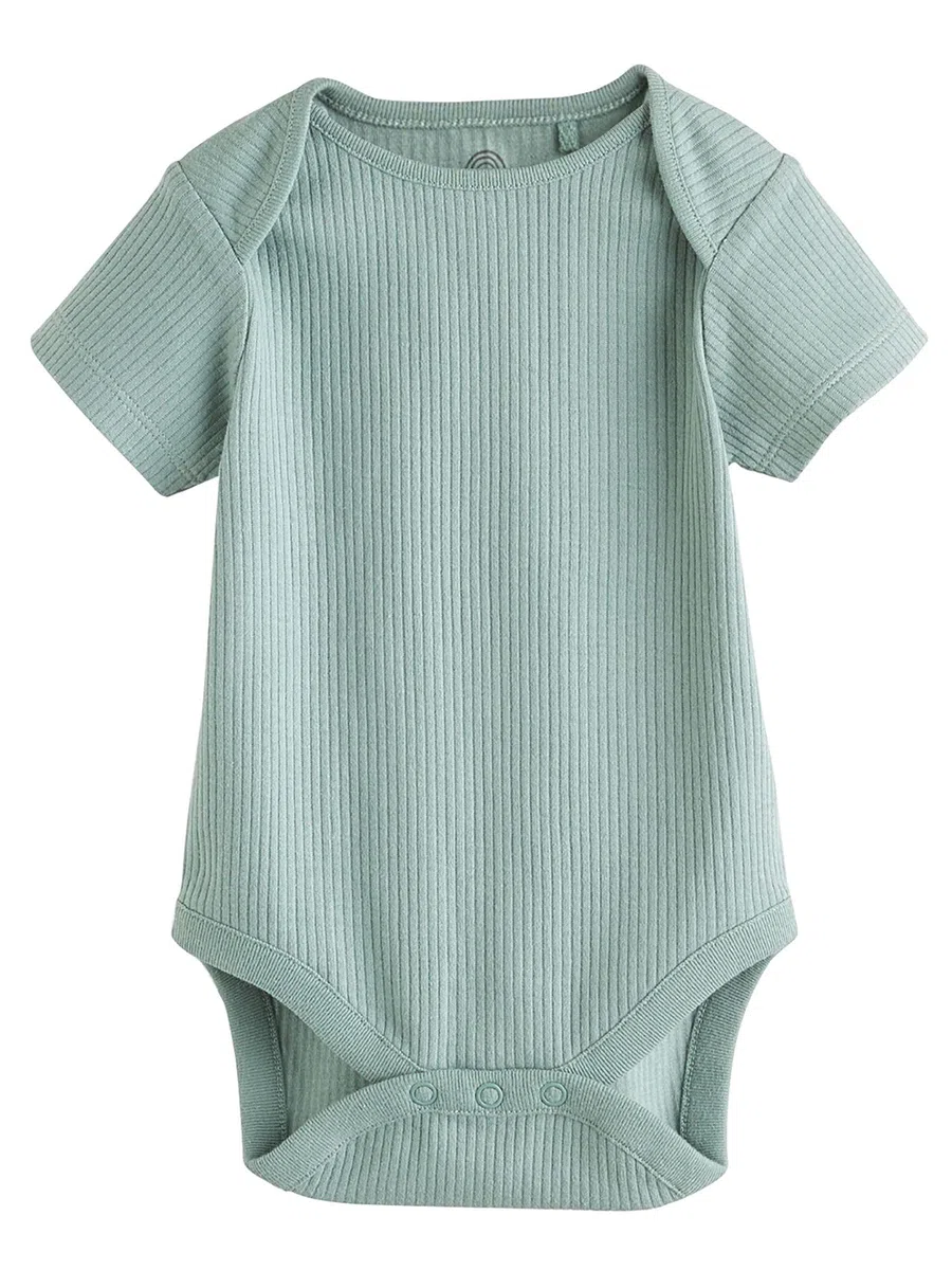 NEXT Baby Jungen Kurzärmelige Strampler, 5er-Pack