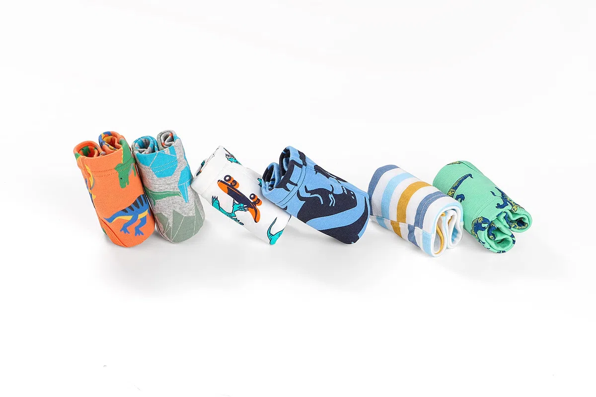 Jungen Unterhosen Slips aus 100% Baumwolle Kinder Unterwäsche 12er-Pack