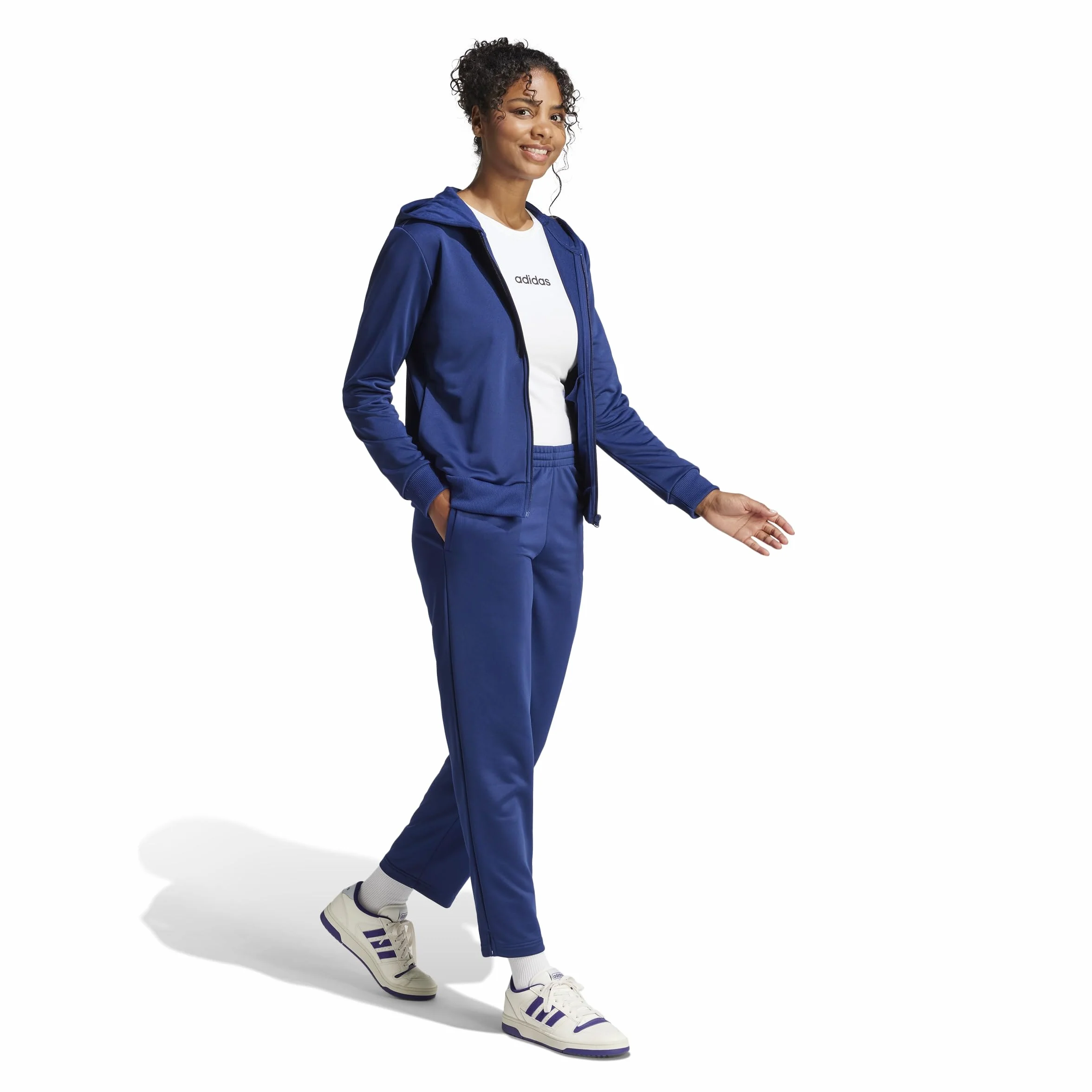 adidas Damen ESSENTIALS LINEAR TRACKSUIT