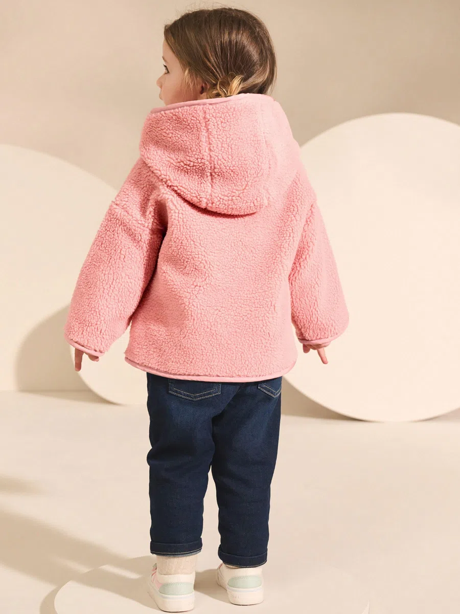 NEXT Mädchen Fleece mit Druckknopfverschluss 62-122