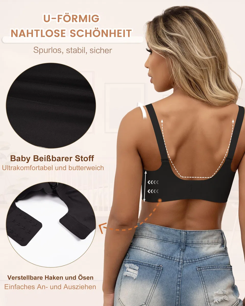 As Fairy Still-BHS zum Stillen, Kabelloser Nahtloser Schwangerschafts-BH Ultra Komfort Schwangerschafts Schlaf Bralette für Frauen