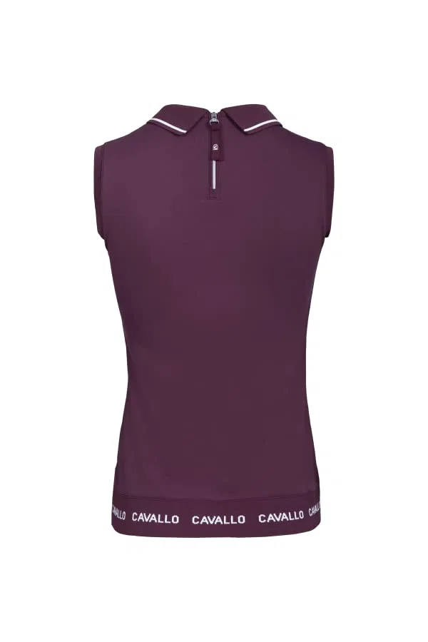 Cavallo DRIFA Polo Top Dark Raspberry FS 2022