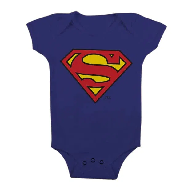 Superman Unisex-Baby Gilet bambino Trainingsanzug, Blu, 6 Months