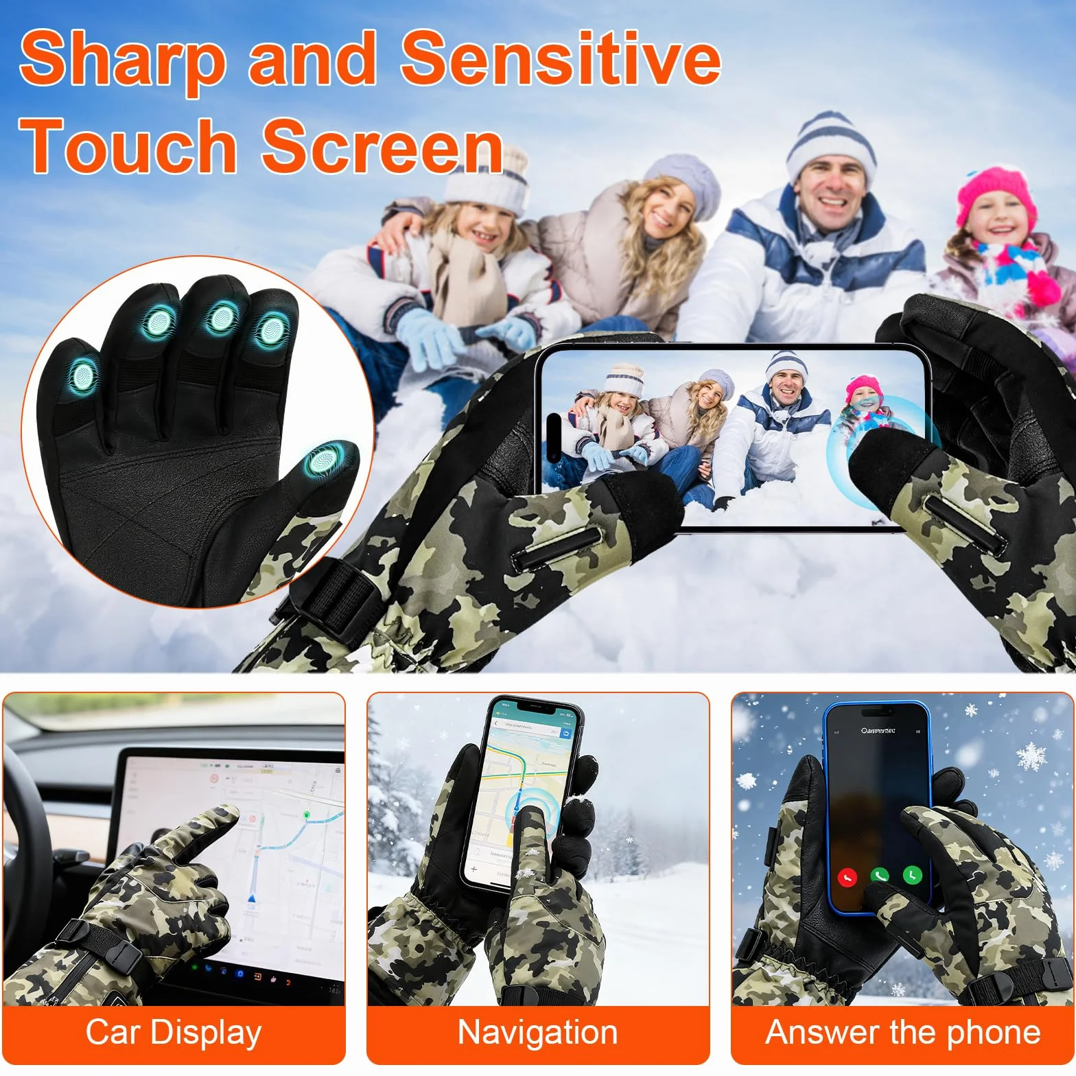 Podazz Beheizbare Handschuhes