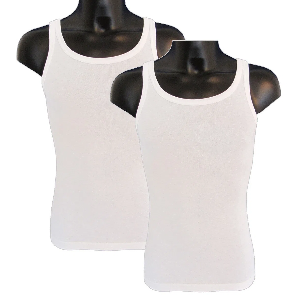 HERMKO 63000 2er Pack Herren Funktionsunterhemd, Tank Top (Weitere Farben)
