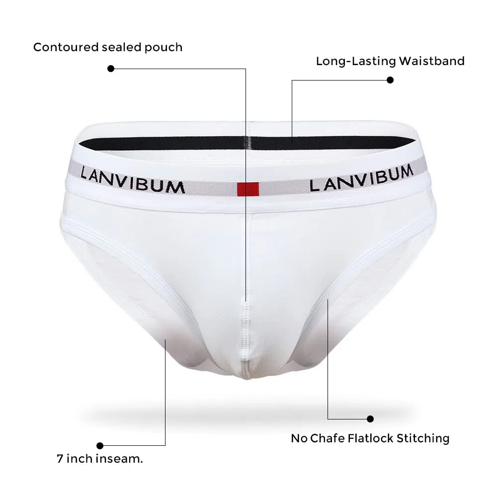 PHOLEEY Herren Slips Baumwolle Unterwäsche männer niedrige Taille atmungsaktive Unterhosen geeignet für Sport, Reisen, 3er-Pack