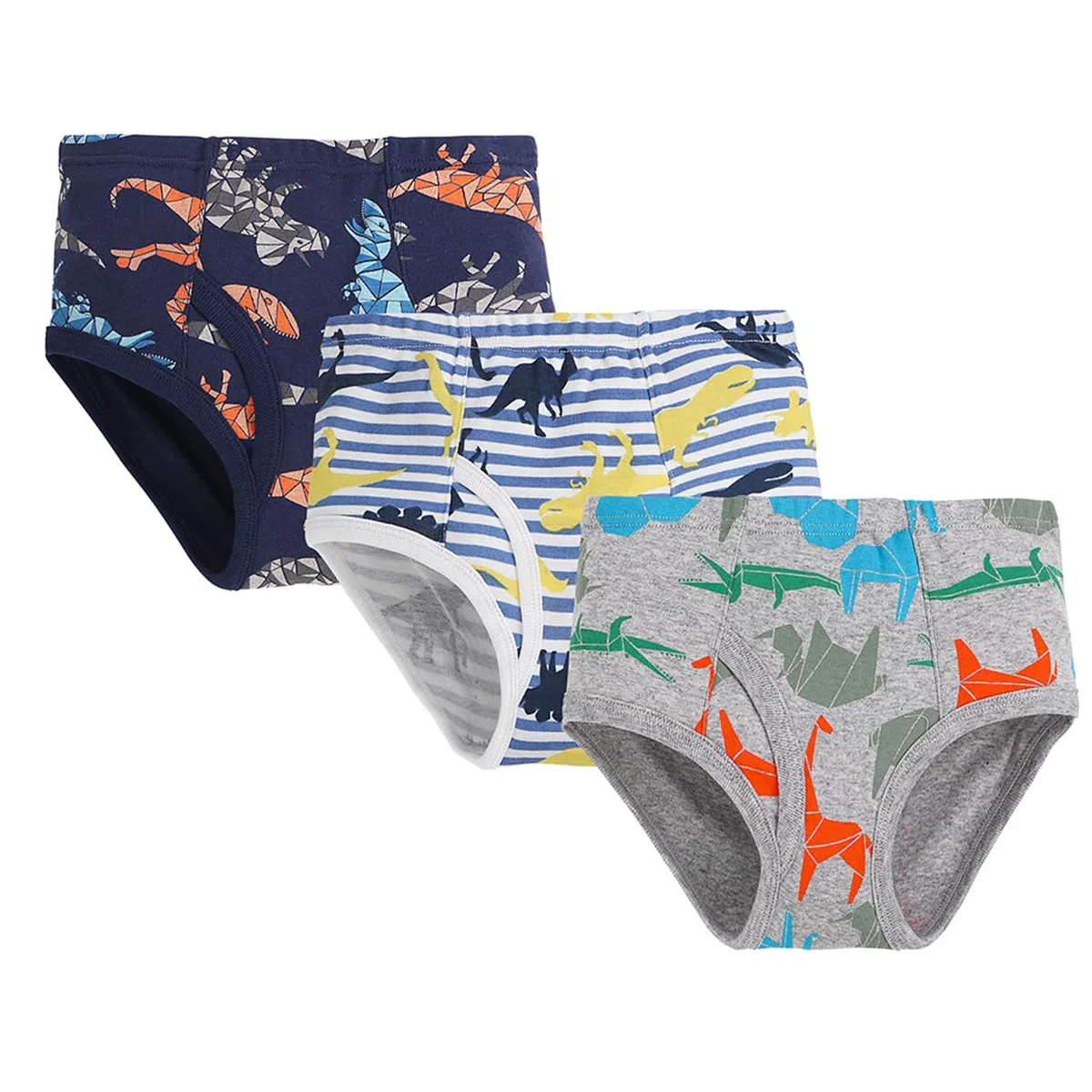 Jungen Unterhosen Slips aus 100% Baumwolle Kinder Unterwäsche 12er-Pack