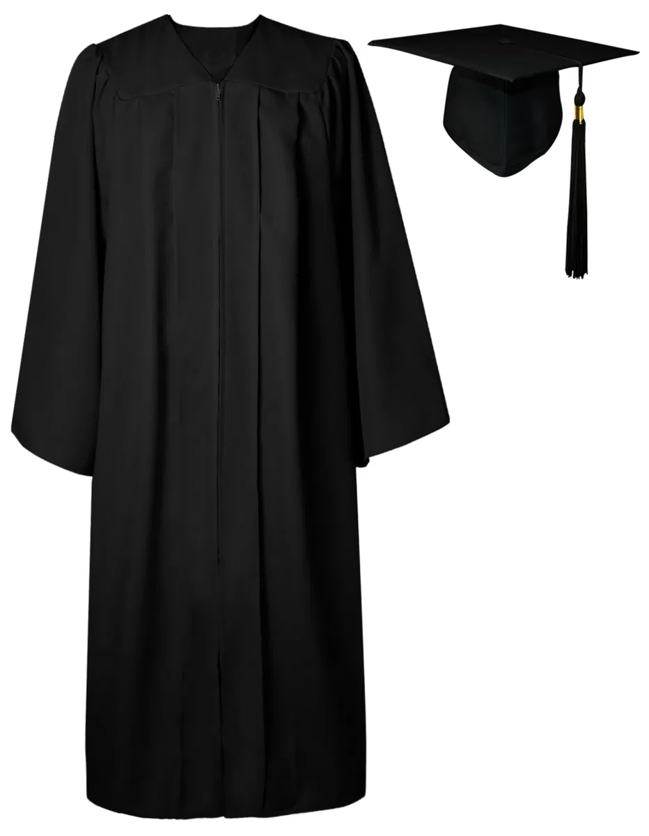 GraduatePro Abschluss Talar mit Hut Absolventen Robe Bachelor Uni Master Kostüm Geschenke Absolventen Akademischer Herren Damen 12 Farben