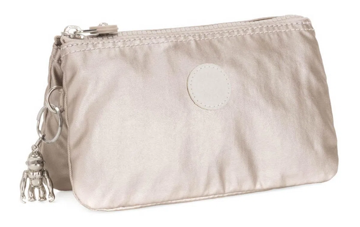 Kipling CREATIVITY L Große Geldbörse, Beutel, Etuis, Metallic Glow (Silber)