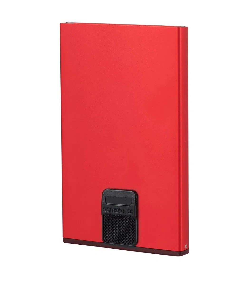 Samsonite Alu Fit SLG - Kartenetui, 10.2 cm, Rot (Red)