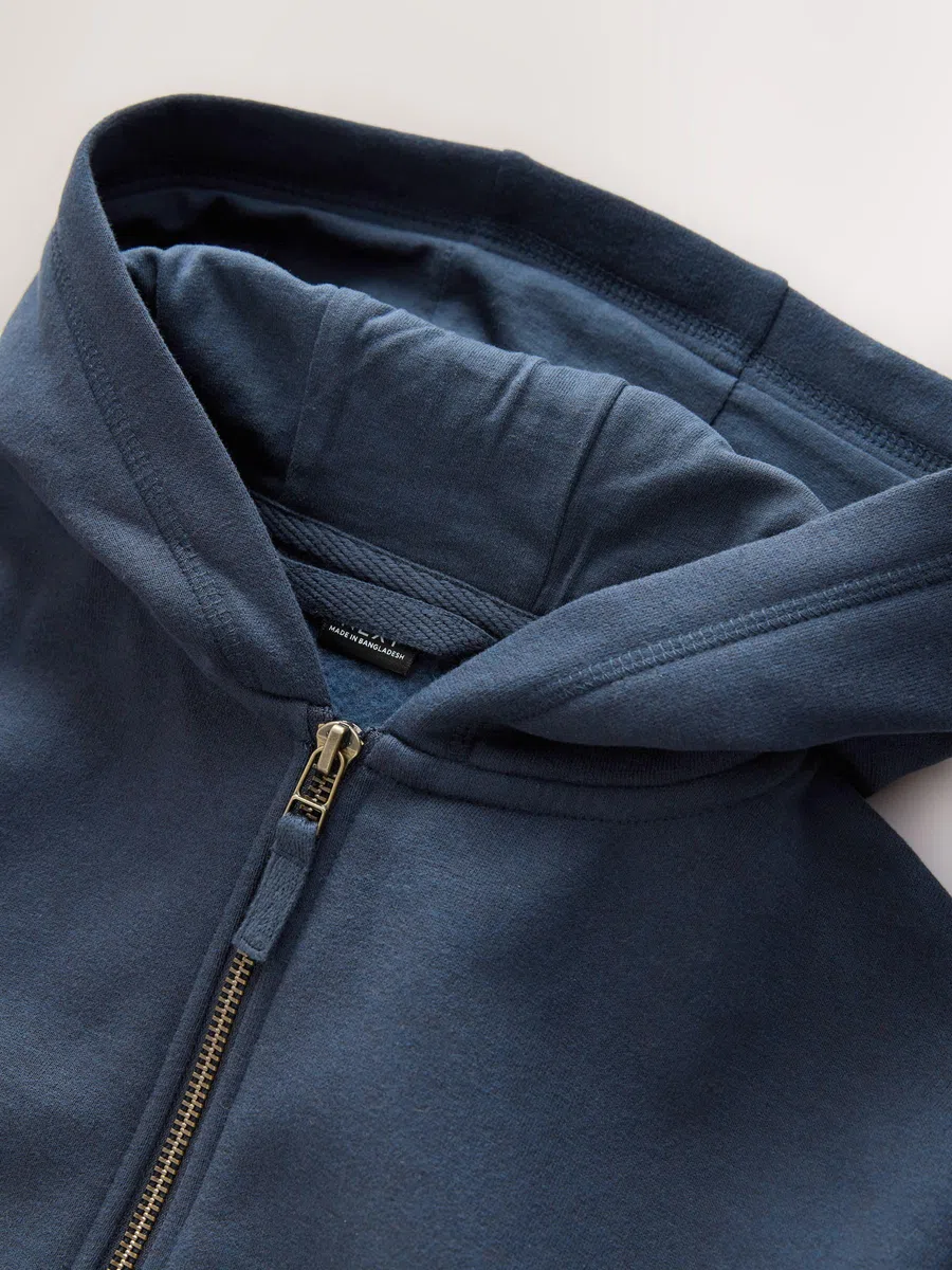 NEXT Mädchen Sportliche Kapuzenjacke mit hohem Baumwollanteil
