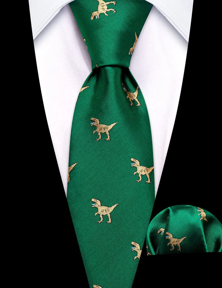 Barry.Wang Boys Tie Boys Silk Necktie Pocket square Set,Paisley Plaid For Prom Party Busines Ceremony