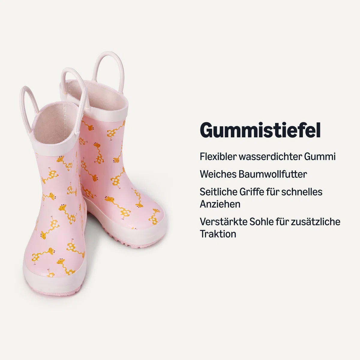 Amazon Essentials Unisex Kinder Wasserdichte Gummi-Regenstiefel