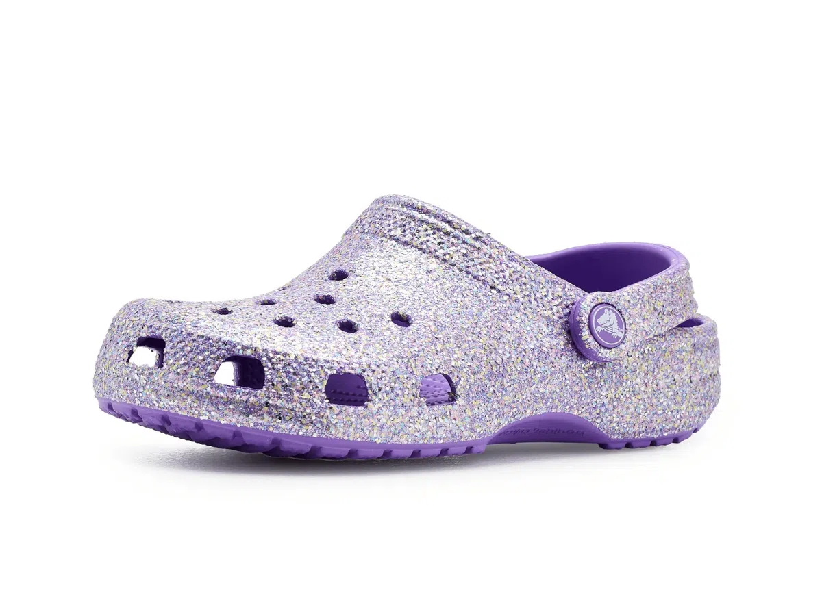 Crocs Unisex Kinder Classic Fantasy Glitter Clog KHolzschuh
