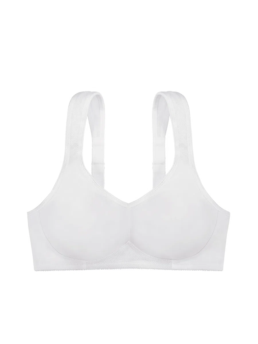 Dorina Damen Sport BH, Flex D1901A, Schwarz Weiß