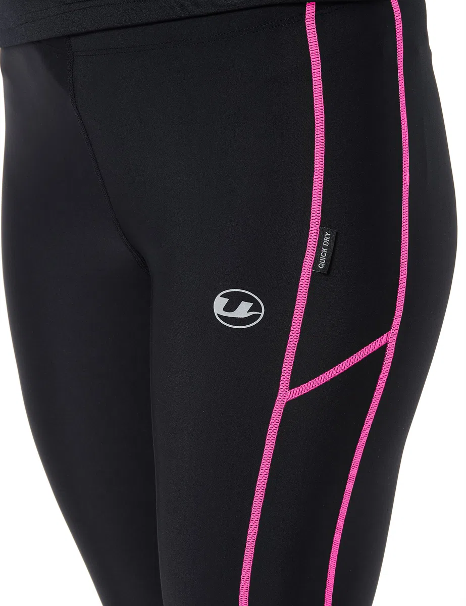 Ultrasport Damen Laufhose, lang mit Kompressionswirkung & Quick-Dry-Funktion