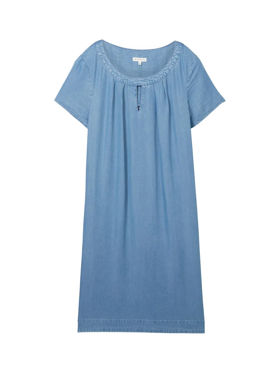Tom Tailor Damen Lockeres Jeanskleid