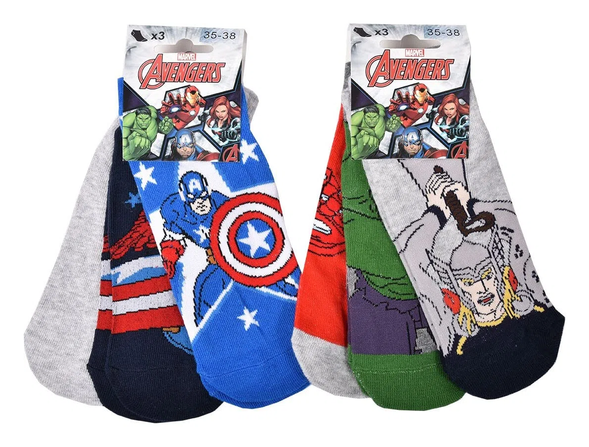 OZABI Jungen Socken Marvel Avengers