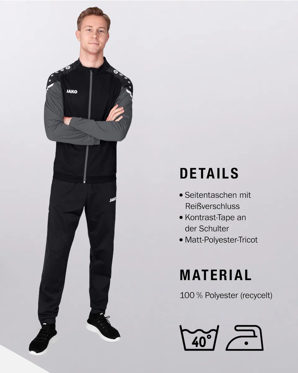 JAKO Performance Polyesterjacke Herren