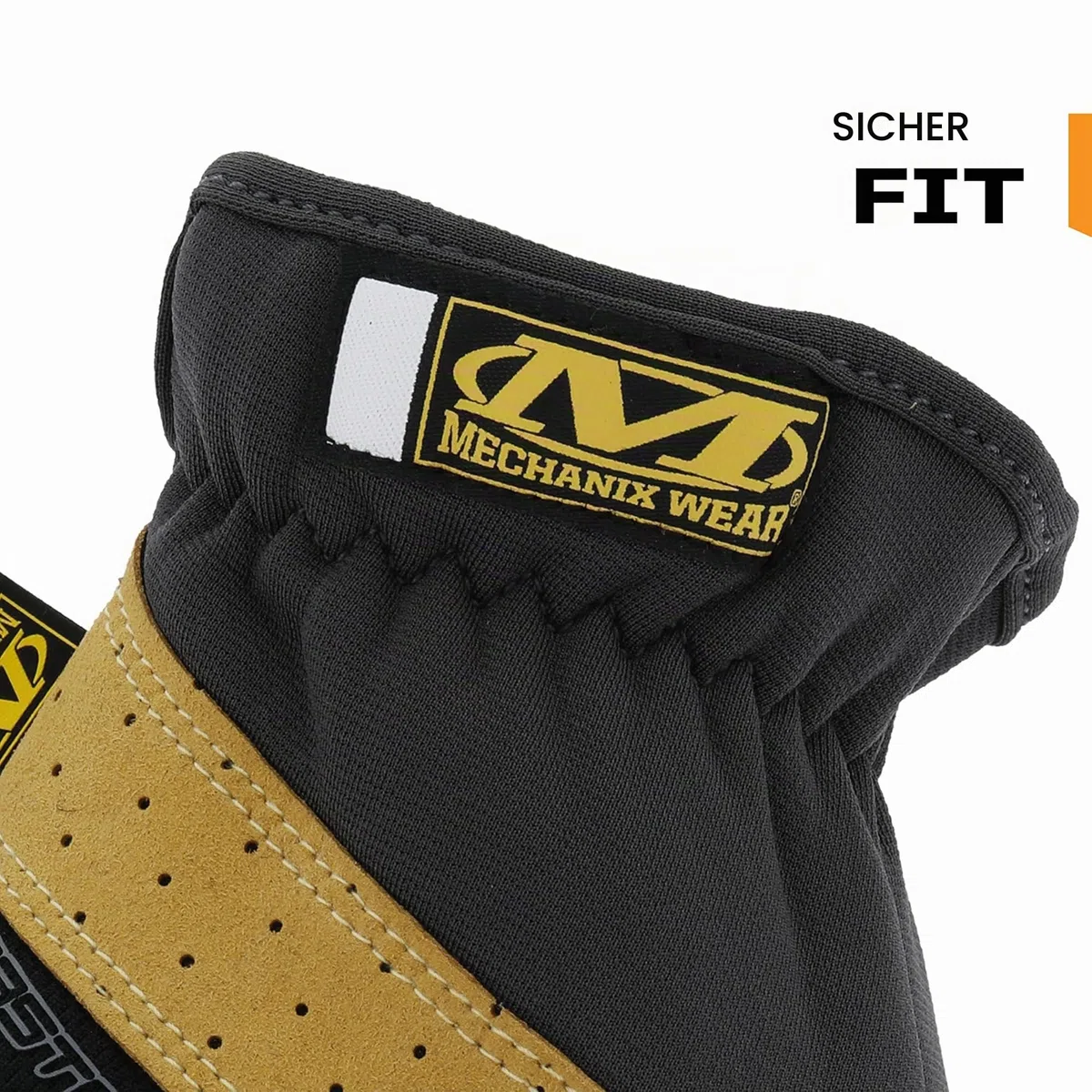 Mechanix Wear - Material4X FastFit Handschuhe (X-Large, Schwarz/Braun)