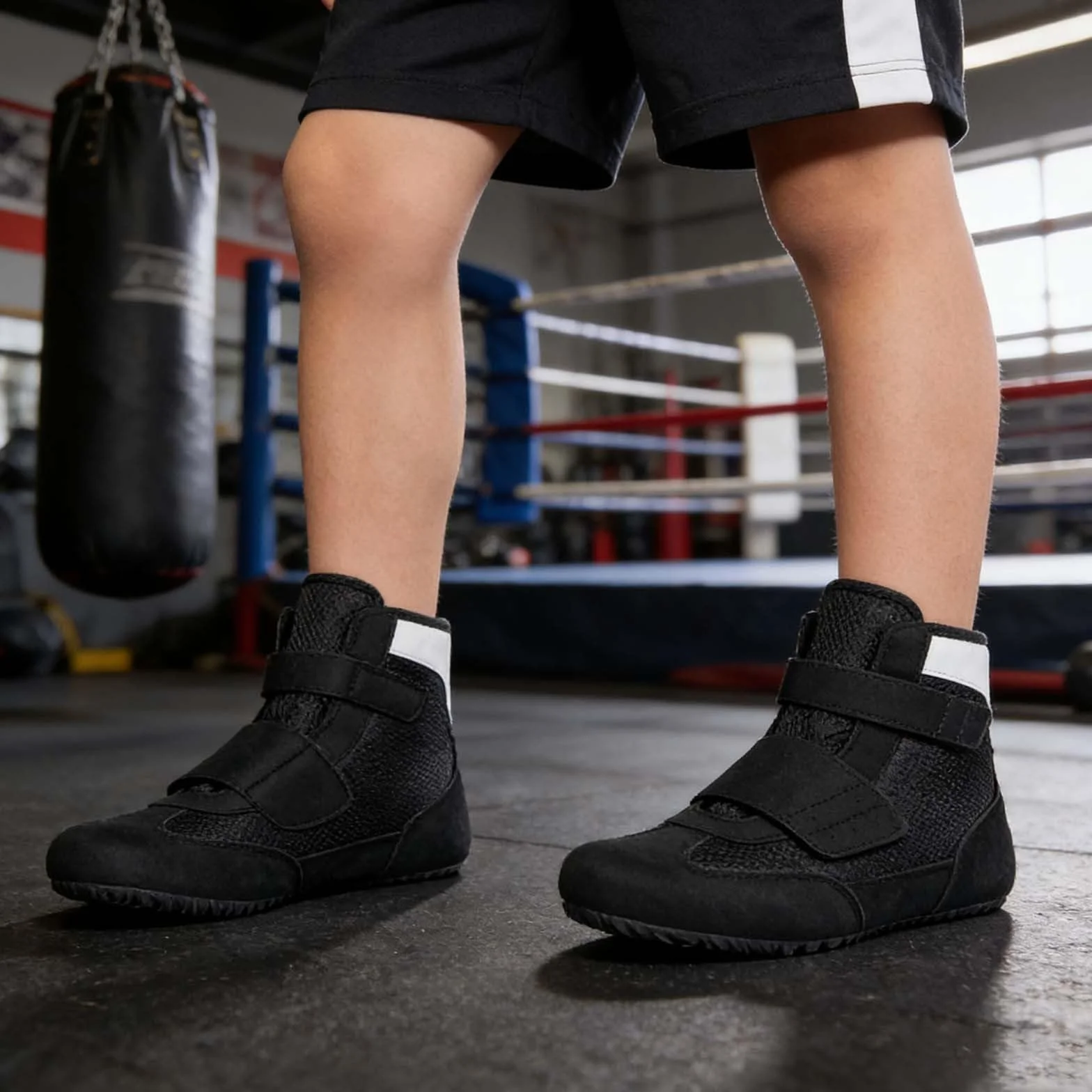 Generisch Robuste, griffige Trainingsschuhe für Jungen im Wrestling- und Boxstil für Wettkampf und Training