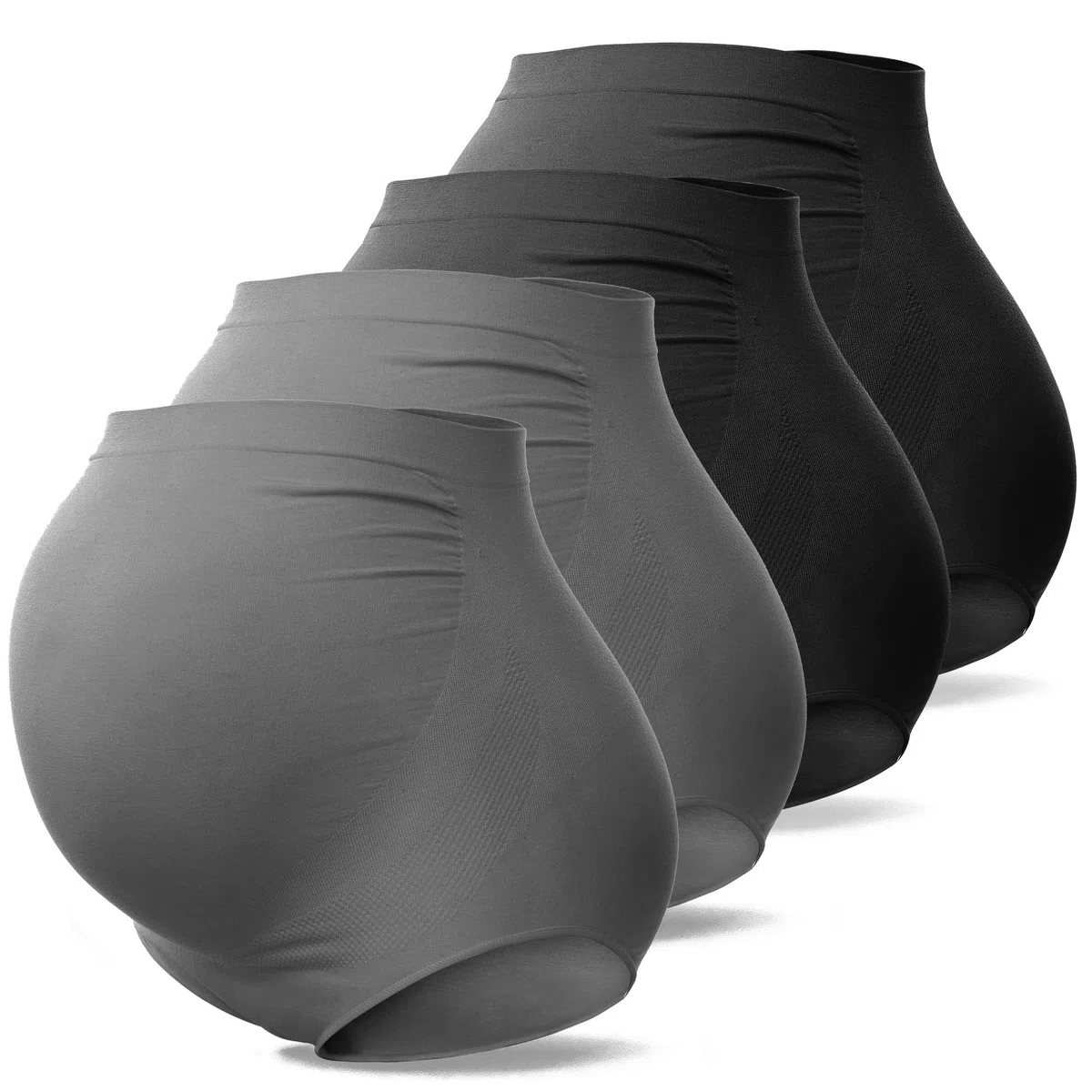 SUNNYBUY Damen Umstandsmode Hohe Taille Unterwäsche Schwangerschaft Nahtlos Weich Hipster Panties Over Bump