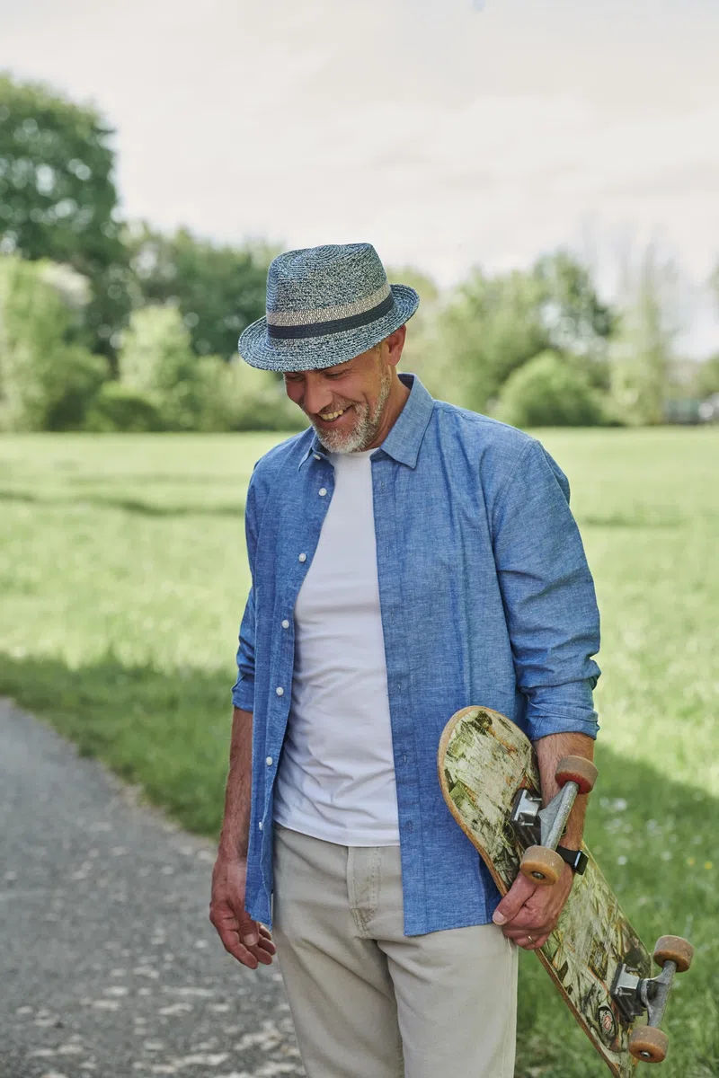 CHILLOUTS Dairut Trilby Strohhut Sommerhut Sonnenhut Strandhut Strohtrilby