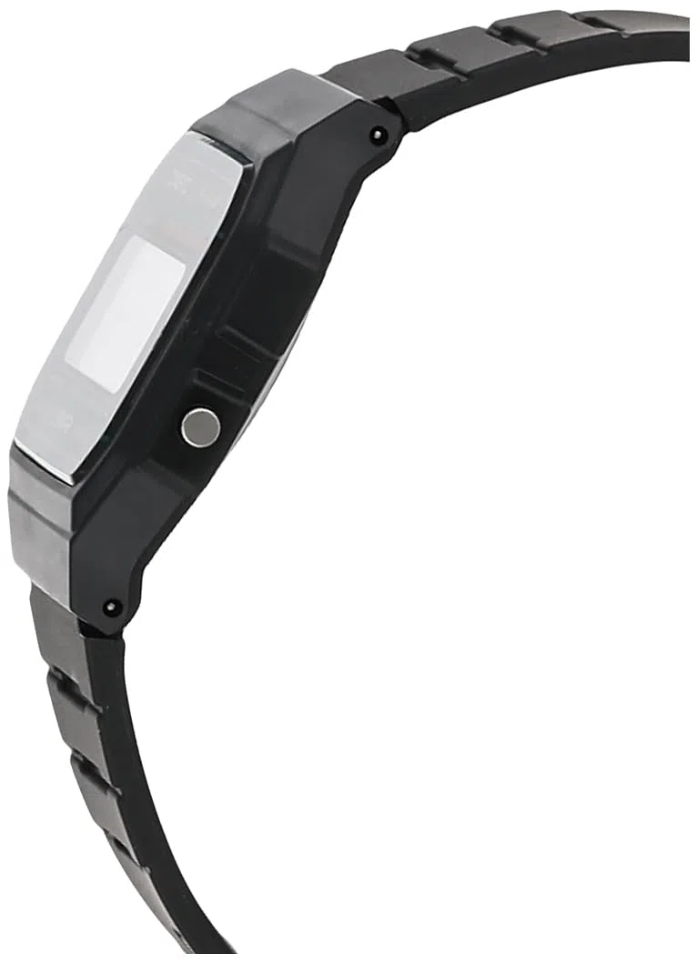 Casio F-91W-3DG Armbanduhr schwarz, Armband
