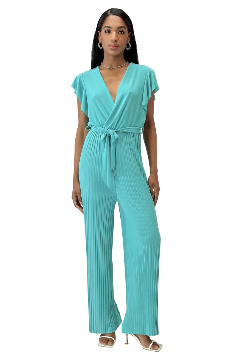 Elara Damen Jumpsuit V-Schnitt