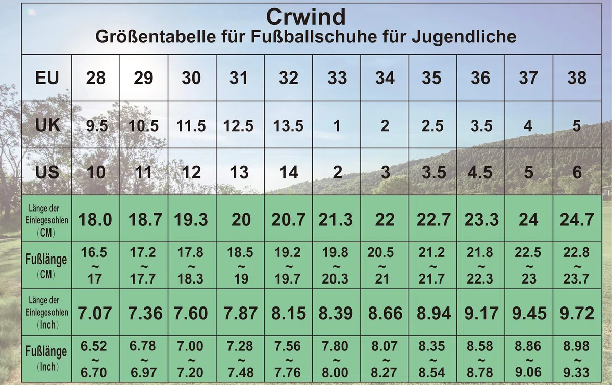 Unisex Kids Fußballschuhe - Breathable Soft Upper for Firm Ground Outdoor Training