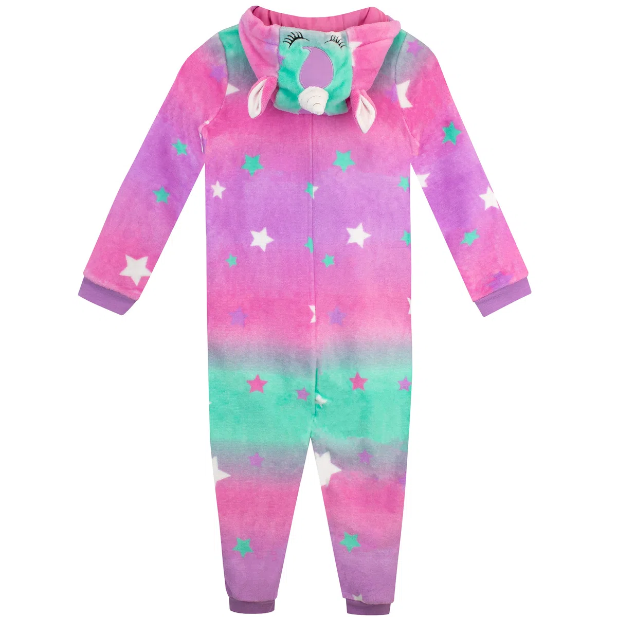 Harry Bear Einhorn Schlafanzug Mädchen | Fleece Overall Madchen | Onesie | Jumpsuit Schlafanzug Kinder
