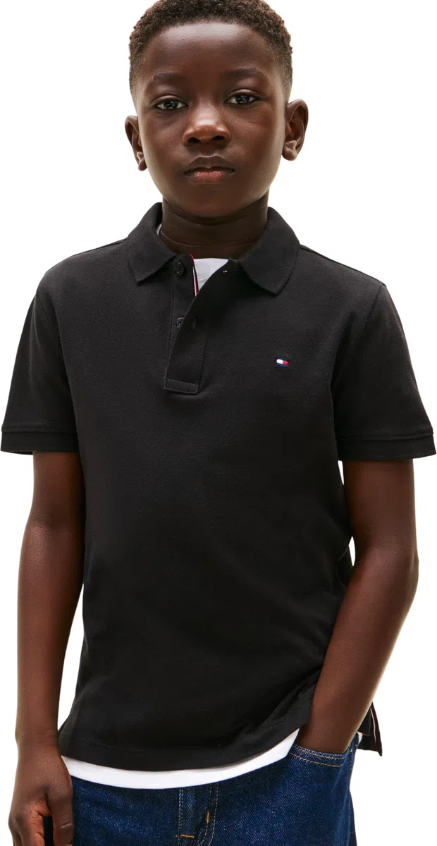 Tommy Hilfiger Jungen Poloshirt Kurzarm Flag Regular Fit