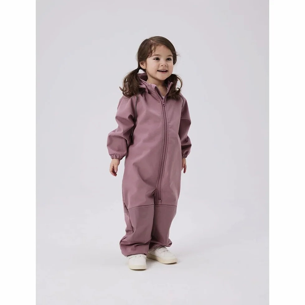 NAME IT Unisex Nmnalfa Softshell Suit Solid Fo Noos Regenanzug (1er Pack)