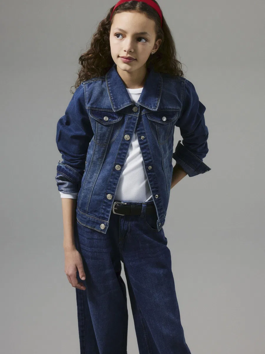 NAME IT Girl Jeansjacke Langarm | Denim jacket