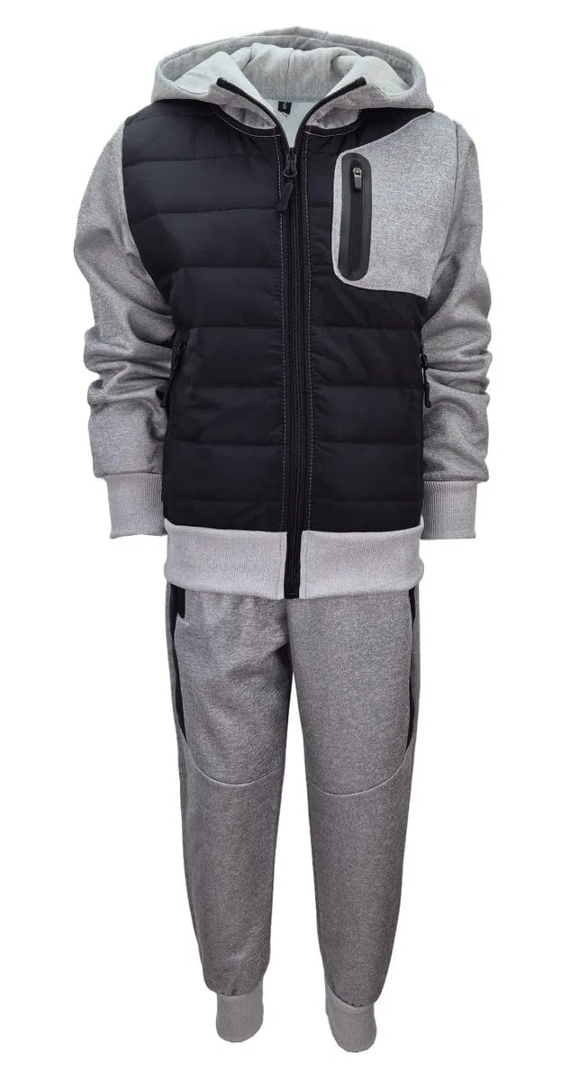 Fashion Boy Sweatanzug Jogginganzug Freizeitanzug warm gefüttert JF6e