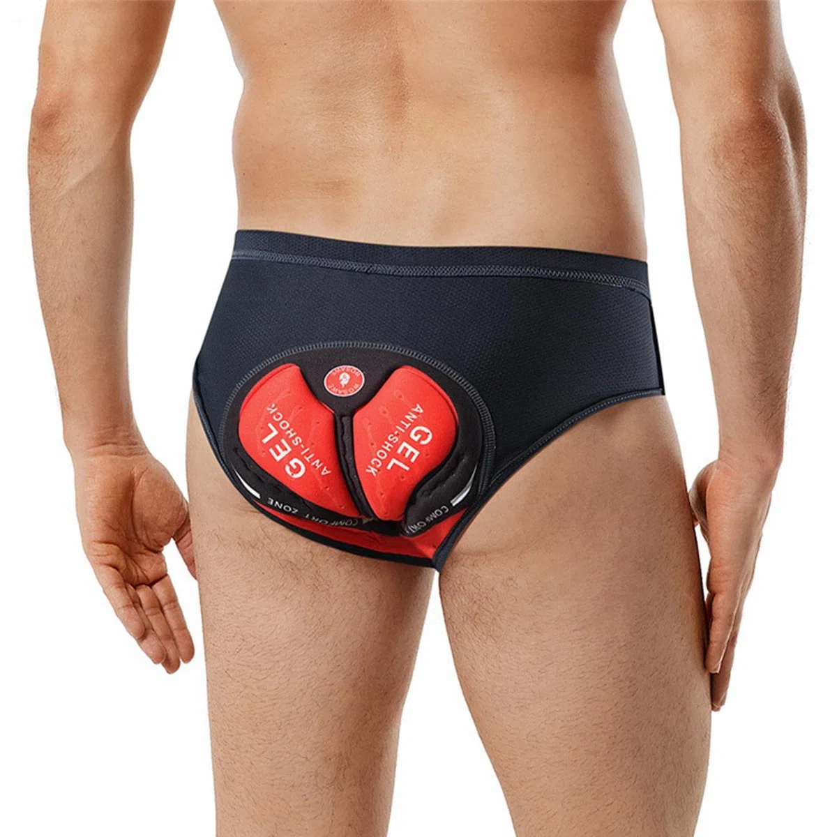 Perfeclan MTB Fahrradunterwäsche Fahrradunterhose Slip Atmungsaktive Hose Mountainbiken Schnelltrocknend Herren Gepolsterte Radhose für BMX Motorradfahren