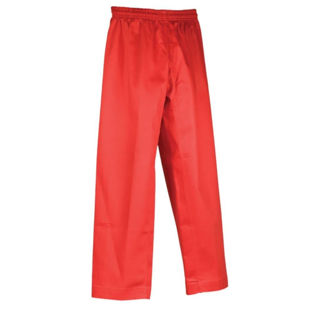 Tiger Claw Karate-Hose für Studenten, elastische Taille, 213 g, Schwarz/Rot/Blau/Weiß