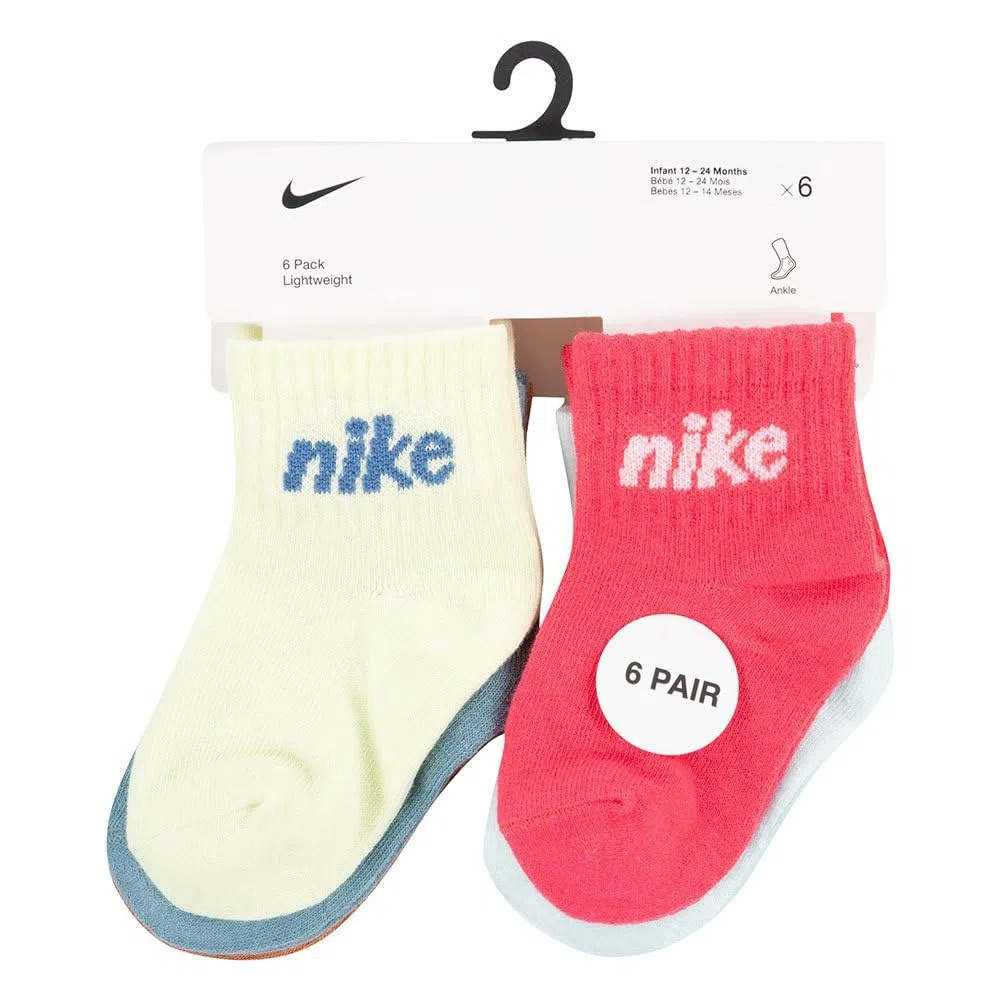 Nike NN0859 Socks 6 Pairs EU 19-23