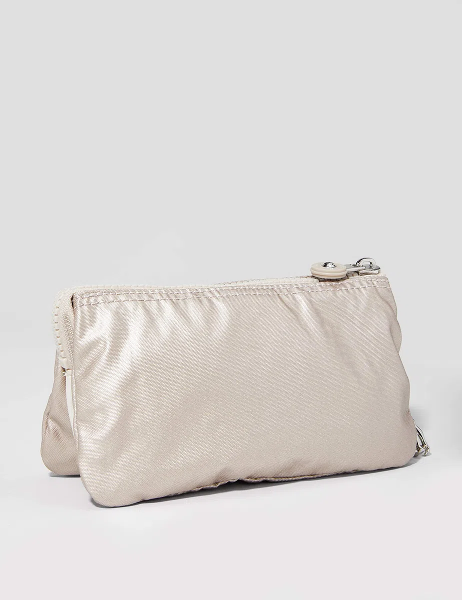 Kipling CREATIVITY L Große Geldbörse, Beutel, Etuis, Metallic Glow (Silber)