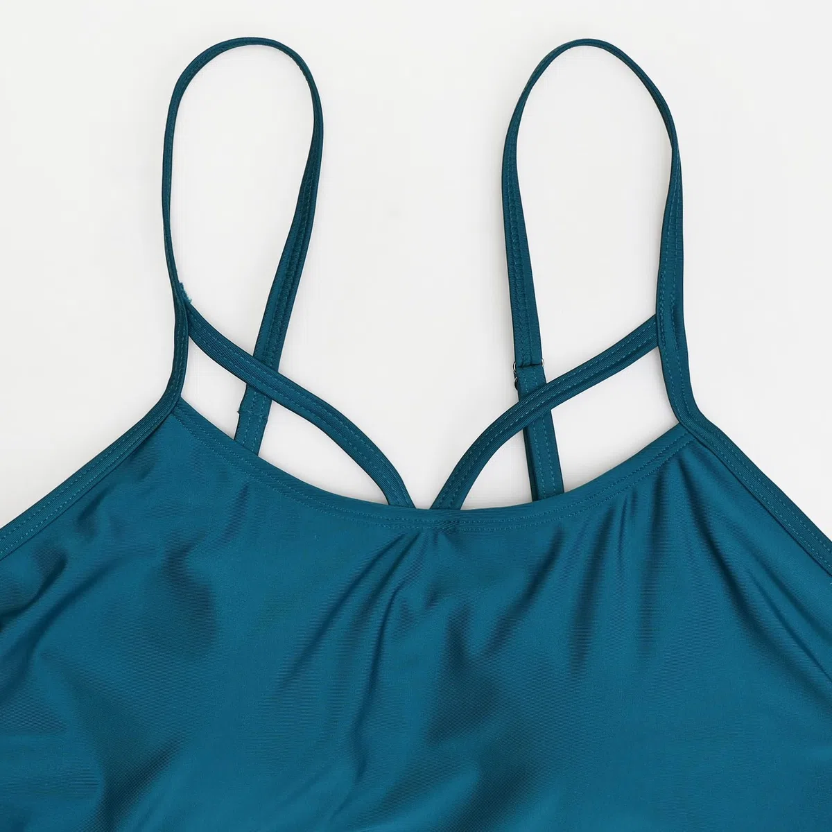 GINKANA Umstands-Bikini, zweiteiliger Badeanzug, Rüschen, hohe Taille, Umstands-Badeanzug, Sommer, Schwangerschafts-Bademode