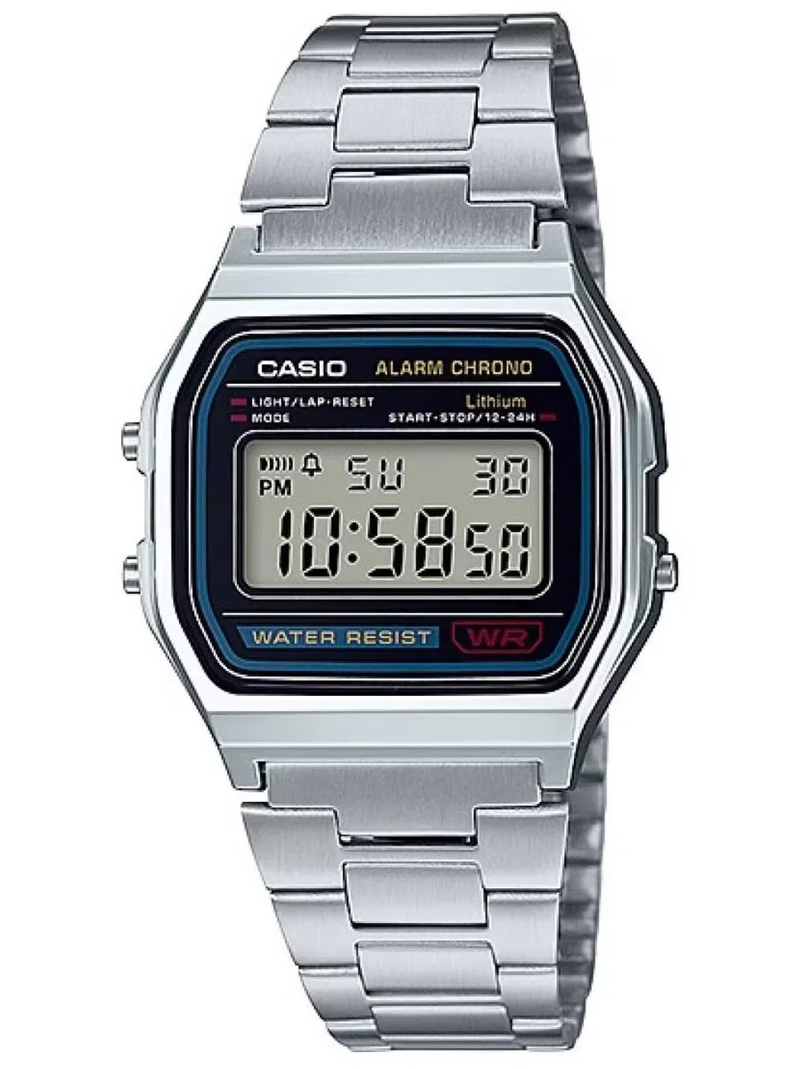 Casio Mens Classic Stainless Steel Digital Watch