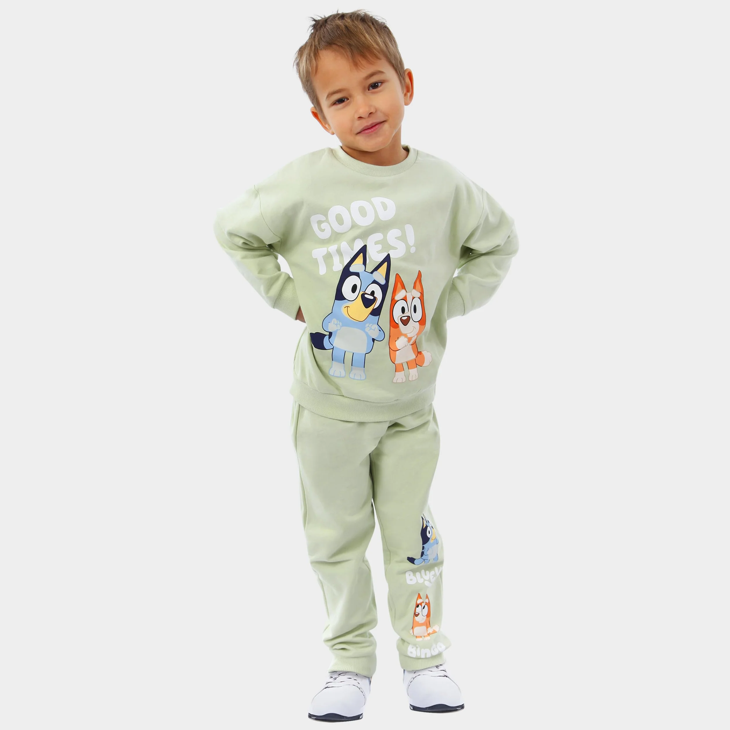 Bluey Sweatshirt Und Jogginghose Set | Oberteil Und Unterteil Set | Bingo Outfit | Jungen Kleidung | Offizielles Merchandise