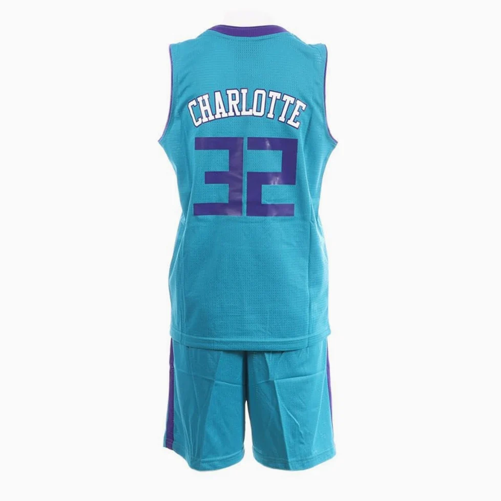 Charlotte Basketball-Set für Kinder, Blau/Weiß