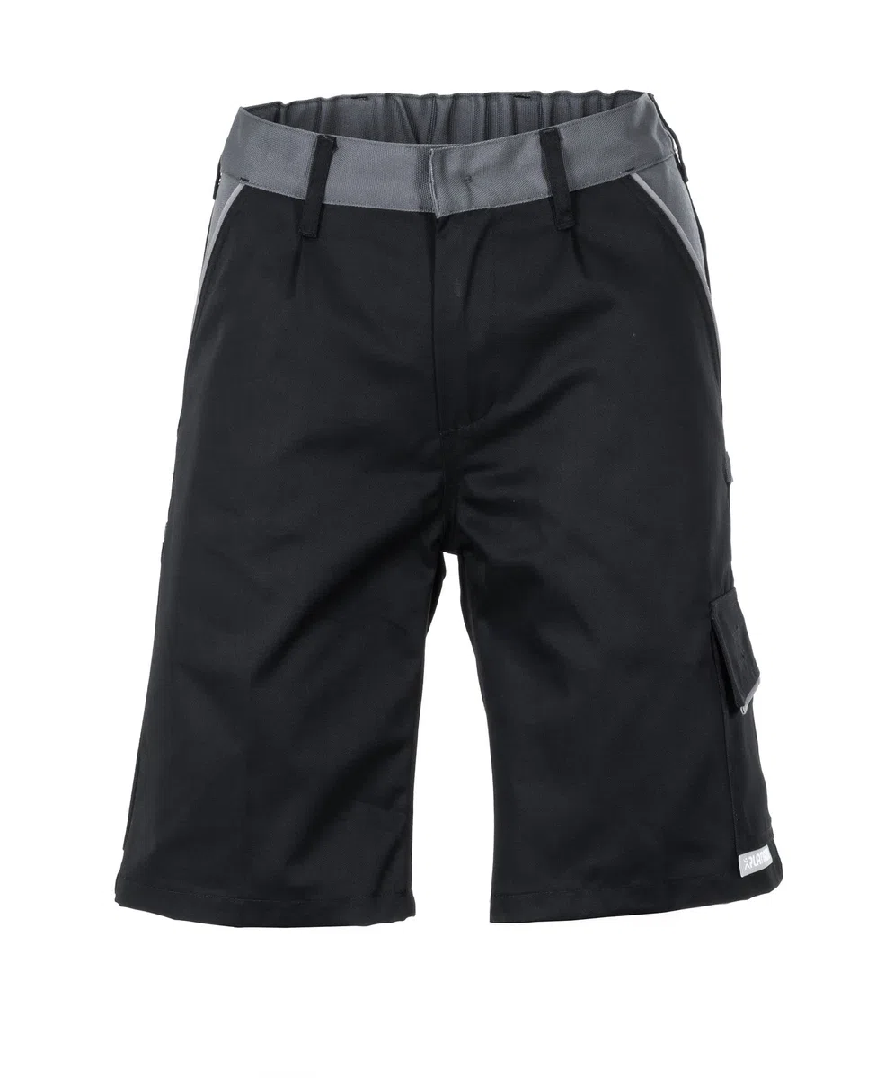 Planam Unisex Shorts Highline Größe M in Schiefer/schwarz/rot