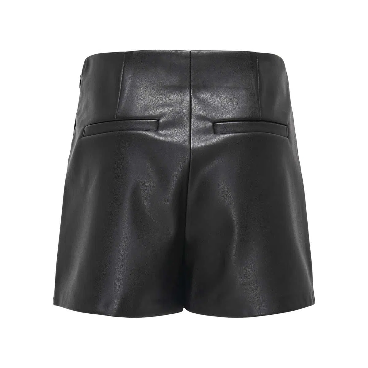 ONLY KIDS Mädchen Rock KOGMIST-AMILI MW FAUX LEATHER SKORT PNT (DE/NL/SE/PL, Numerisch, 146, Regular, black)