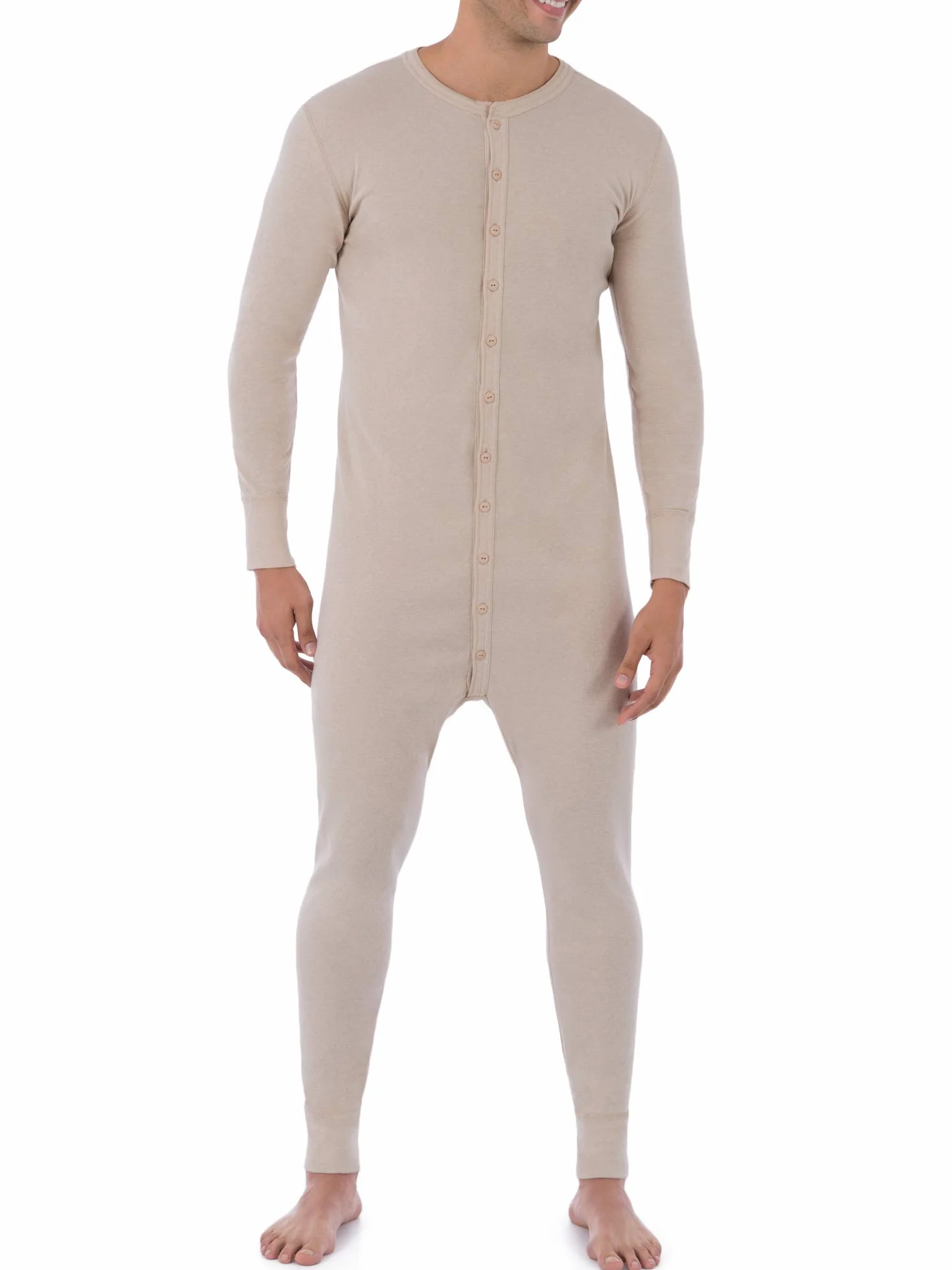 Fruit of the Loom Herren Premium Thermal Union Suit Pyjamahose (1er Pack)